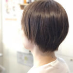 夏終わりのばっさりショート